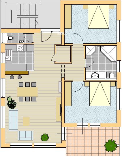 Grundriss Ferienwohnung